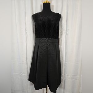NWT IVANKA TRUMP BLACK COCKTAIL DRESS  SIZE 12